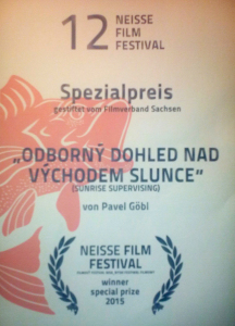 Zvláštní cena Saské filmové asociace (Filmverband Sachsen) na Filmovém festivalu Nisa